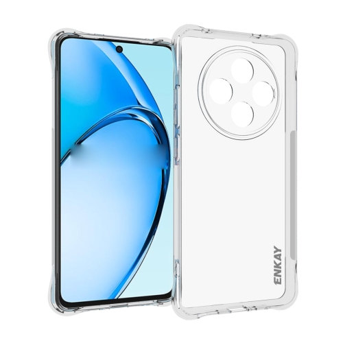 

For OPPO Reno12 F 5G Global ENKAY Clear TPU Shockproof Anti-slip Phone Case