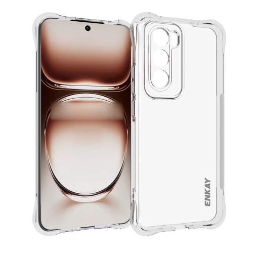 

For OPPO Reno12 Global ENKAY Clear TPU Shockproof Anti-slip Phone Case