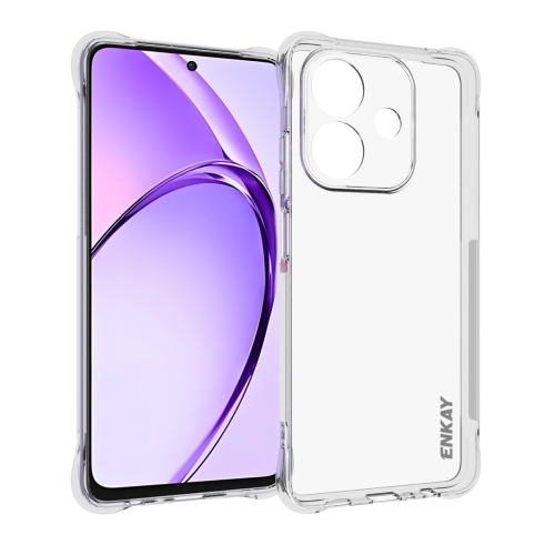 

For OPPO A3x 5G Global ENKAY Clear TPU Shockproof Anti-slip Phone Case