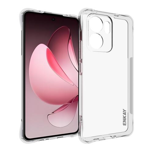 

For OPPO Reno13 F 5G ENKAY Clear TPU Shockproof Anti-slip Phone Case