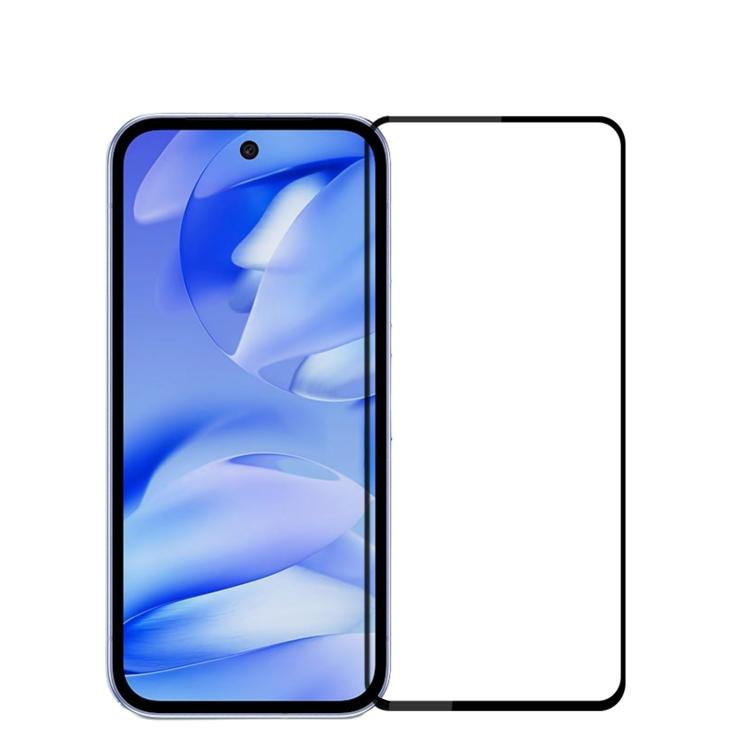 

For Google Pixel 9a MOFI 9H 2.5D Full Screen Tempered Glass Film(Black)