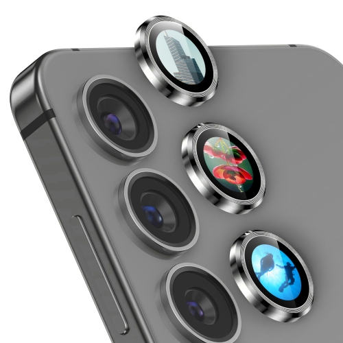 

For Samsung Galaxy S24 5G ENKAY Hat-Prince AR 9H Rear Lens Aluminium Alloy Tempered Glass Film(Grey)