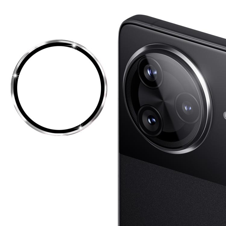 

For Redmi K80 / K80 Pro ENKAY Hat-Prince 9H Rear Camera Lens Aluminium Alloy Tempered Glass Film(Silver)