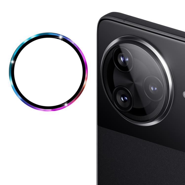 

For Redmi K80 / K80 Pro ENKAY Hat-Prince 9H Rear Camera Lens Aluminium Alloy Tempered Glass Film(Colorful)