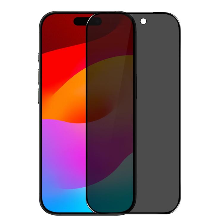 

For iPhone 17 Pro NORTHJO A++ 28 Degree Privacy Full Glue Silk Printing Tempered Glass Film