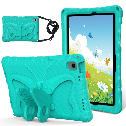 

For Samsung Galaxy Tab A9+ X210 / X216 Butterfly Bracket EVA Shockproof Tablet Case(Mint Green)