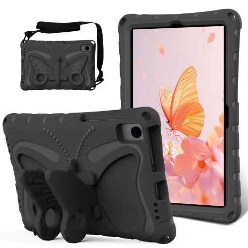 

For Samsung Galaxy Tab S6 10.5 T860 Butterfly Bracket EVA Shockproof Tablet Case(Black)