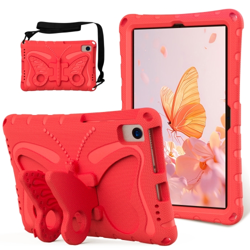 

For Samsung Galaxy Tab S6 10.5 T860 Butterfly Bracket EVA Shockproof Tablet Case(Red)