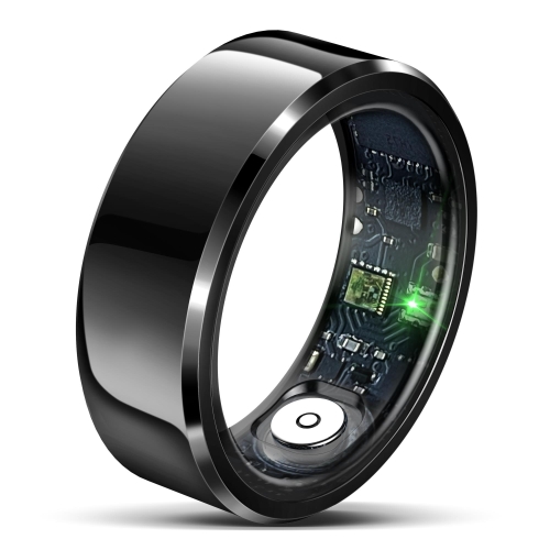 R6 SIZE 8 Smart Ring, Support Heart Rate / Blood Oxygen / Sleep Monitoring(Black)