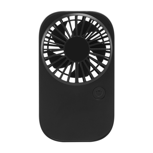 F11 Portable Rechargeable Hanging Neck Fan Cooling Handheld Fan 3 Speeds Desk Fan(Black)