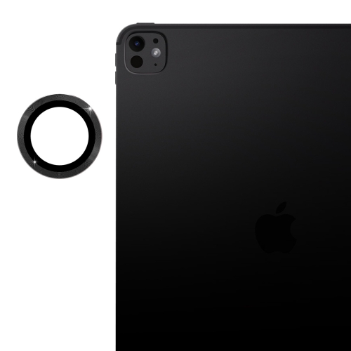 

For iPad Pro 11 / 13 2024 ENKAY Hat-Prince 9H Rear Camera Lens Aluminium Alloy Tempered Glass Film(Black)