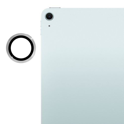 

For iPad Air 11 / 13 2024 ENKAY Hat-Prince 9H Rear Camera Lens Aluminium Alloy Tempered Glass Film(Silver)
