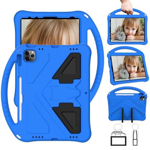 

For iPad Pro 11 2024 EVA Shockproof Tablet Case with Holder(Blue)