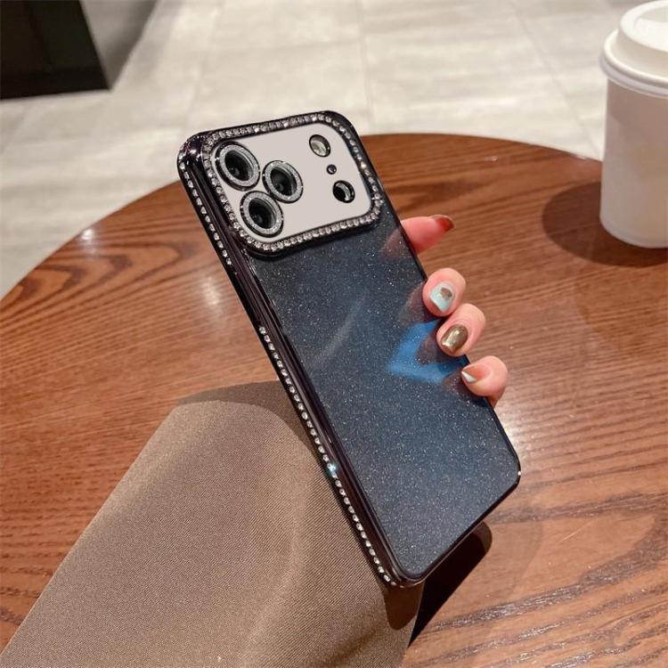 

For iPhone 17 Pro Diamond Glitter TPU Phone Case(Black)