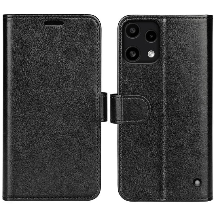 

For Nothing Phone 3a Lite R64 Texture Horizontal Flip Leather Phone Case(Black)