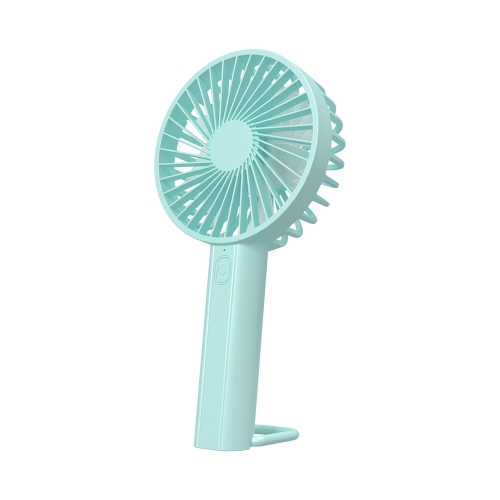 

F35 With Hanging Hole Rechargeable Cooling Fan Powerful Handheld Fan 1200mAh Desk Fan(Baby Blue)