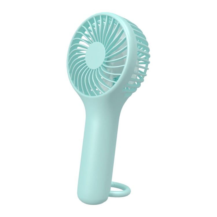 

S13 Portable Summer Cooling Fan Hanging Buckle Mini 3 Wind Speed Handheld Fan(Baby Blue)