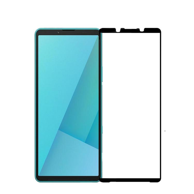 

For Sony Xperia 10 VII MOFI 9H 2.5D Full Screen Tempered Glass Film(Black)