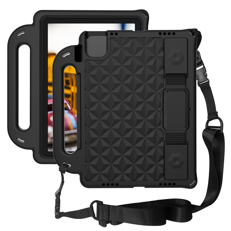 

For iPad Air 11 2024 Diamond Series EVA Shockproof Sleeve Tablet Case(Black)
