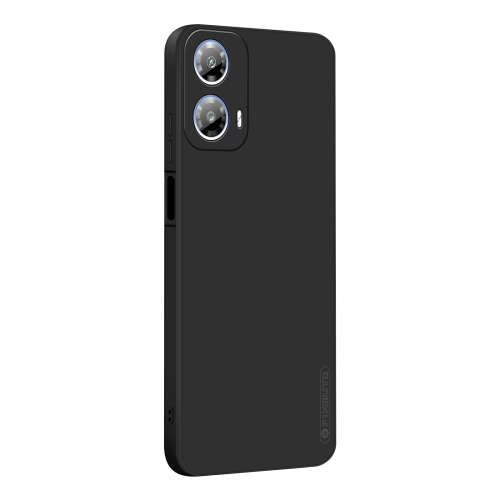 

For Motorola Moto G34 5G PINWUYO Sense Series Liquid Silicone TPU Phone Case(Black)