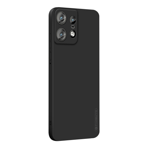 

For Motorola Edge 50 Pro PINWUYO Sense Series Liquid Silicone TPU Phone Case(Black)