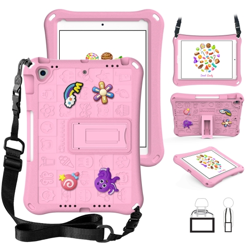 

For iPad Pro 10.5 / Air 10.5 2019 Hi Baby EVA Full Body Tablet Case with Strap(Pink)