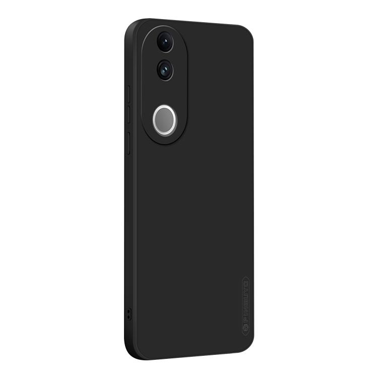 

For vivo V50 PINWUYO Sense Series Liquid Silicone TPU Phone Case(Black)
