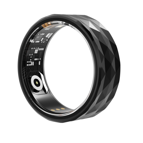 

R12M SIZE 18 Smart Ring, Support Health Monitoring / Multiple Exercise Modes(Black)