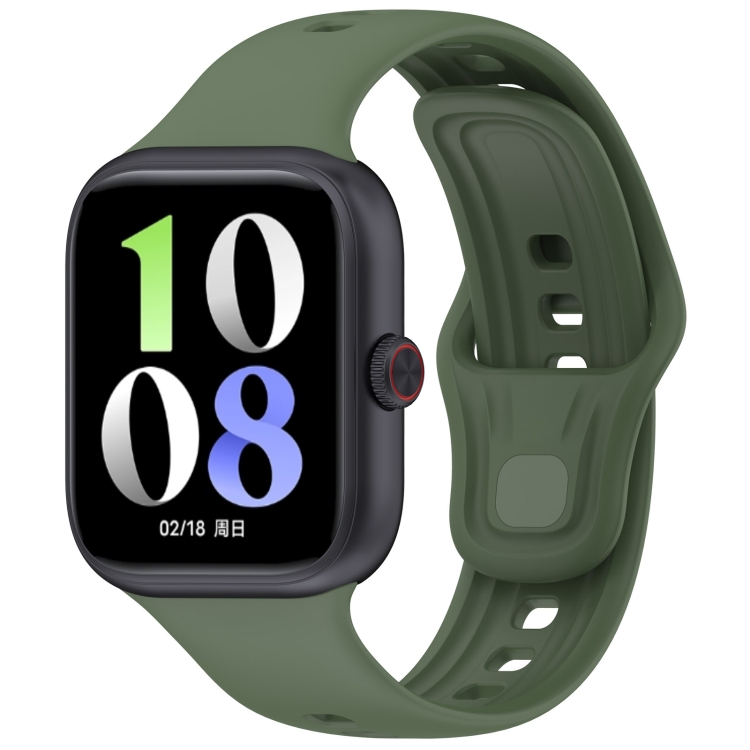 

For vivo Watch GT Silicone Watch Band(Dark Green)