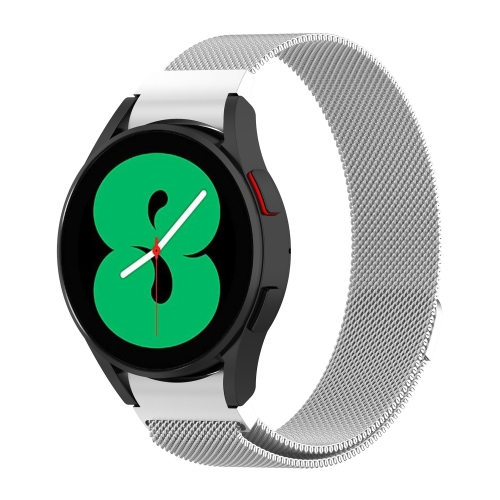 

For Samsung Galaxy Watch Ultra 47mm Milan Magnetic Stainless Steel Watch Band(Silver)