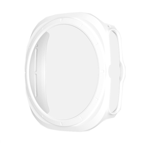 

For Samsung Galaxy Watch Ultra 47mm Hollowed PC Watch Protective Case(White)