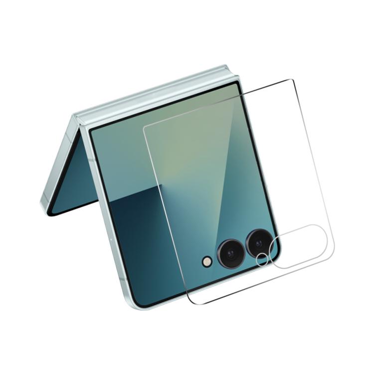 For Galaxy Z Flip8 5G Outer Screen ENKAY 9H Big Arc Edge High Aluminum-silicon Tempered Glass Film
