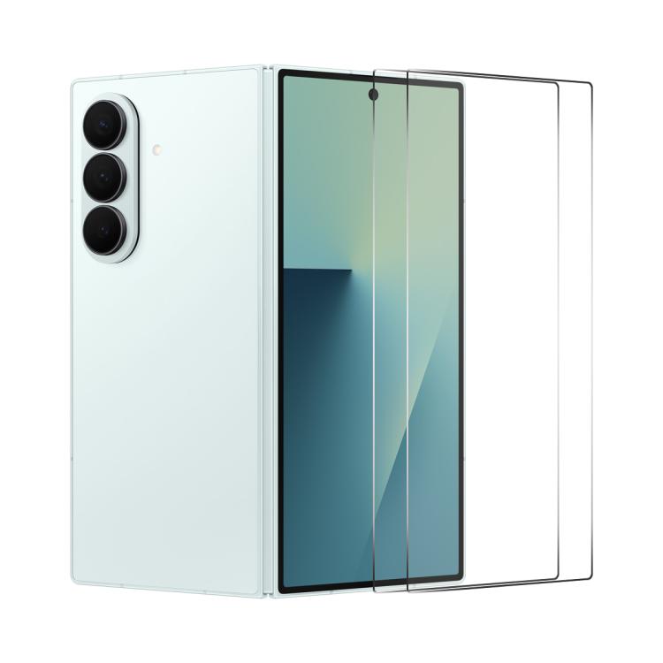 

For Samsung Galaxy Z Fold7 2pcs ENKAY 9H Big Arc Edge High Aluminum-silicon Tempered Glass Film