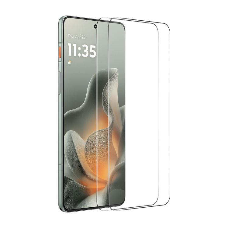 For Motorola Moto G77 Power 5G 2pcs ENKAY 9H Big Arc Edge High Aluminum-silicon Tempered Glass Film