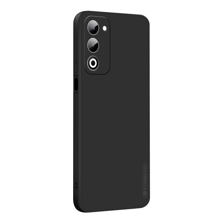 

For OPPO A5 Global PINWUYO Sense Series Liquid Silicone TPU Phone Case(Black)