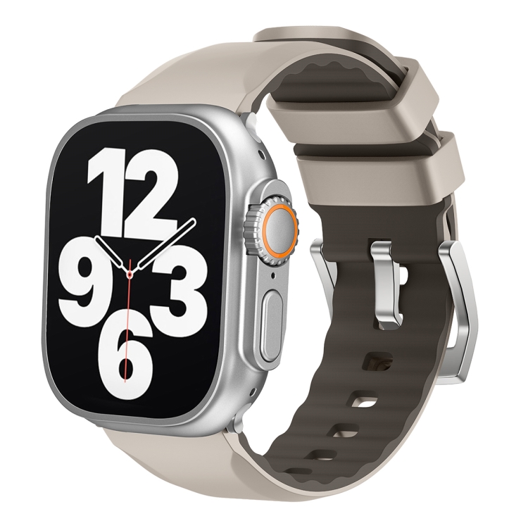 Apple Watch Series 8 41mm ツーカラーシリコンウォッチバンド Apple Watch Series 8 41mm ツーカラーシリコンウォッチバンド