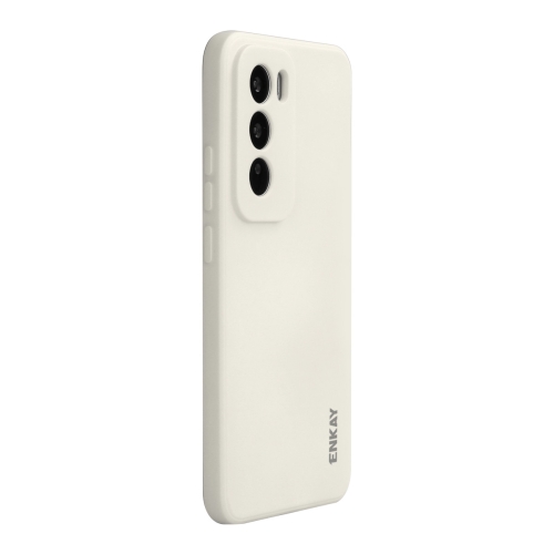 

For OPPO Reno12 Pro ENKAY Liquid Silicone Soft Shockproof Phone Case(Beige)