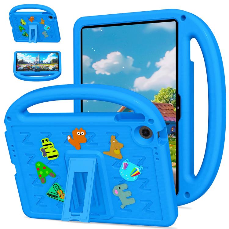 

For Lenovo Tab K10 2nd 10.1 / TB-311FU Cartoon Sparrow EVA Shockproof Tablet Case(Blue)