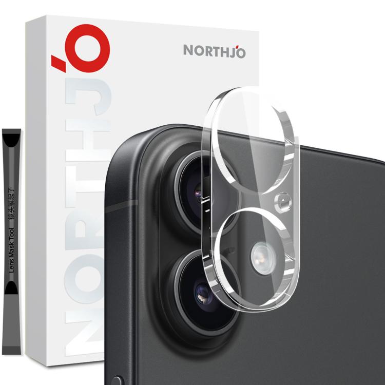 

For iPhone 17 NORTHJO Camera Lens Protector 3D HD Tempered Glass Film(Clear)