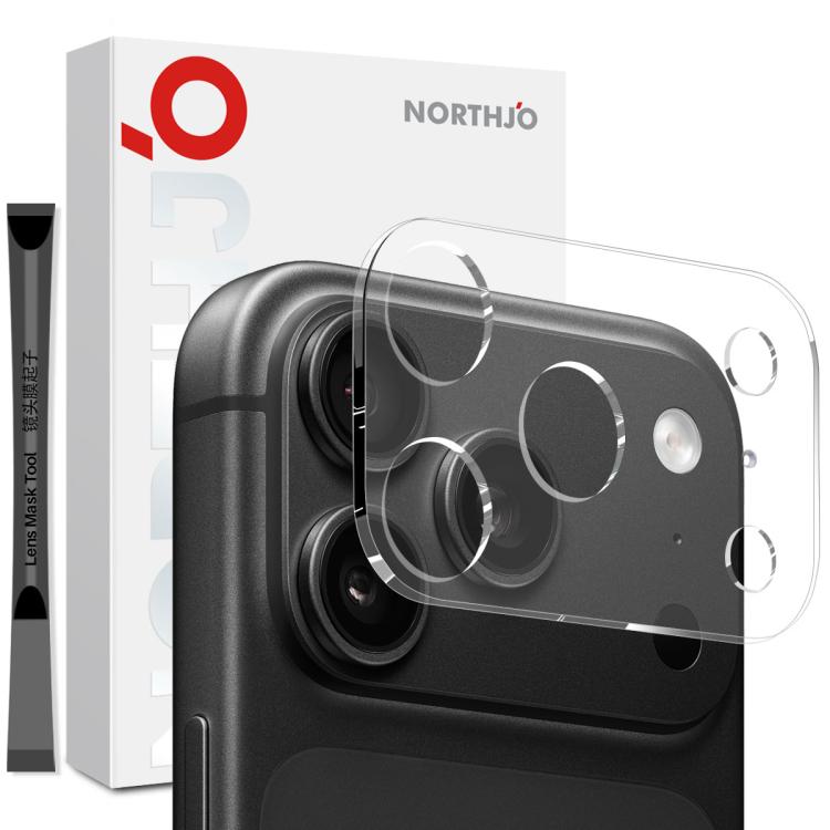 For iPhone 18 Pro NORTHJO Camera Lens Protector 3D HD Tempered Glass Film(Clear)