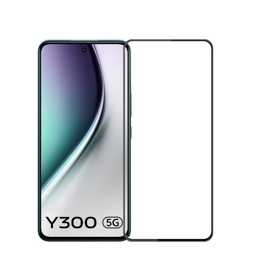 

For vivo Y300 PINWUYO 9H 3D Curved Explosion-proof Tempered Glass Film(Black)