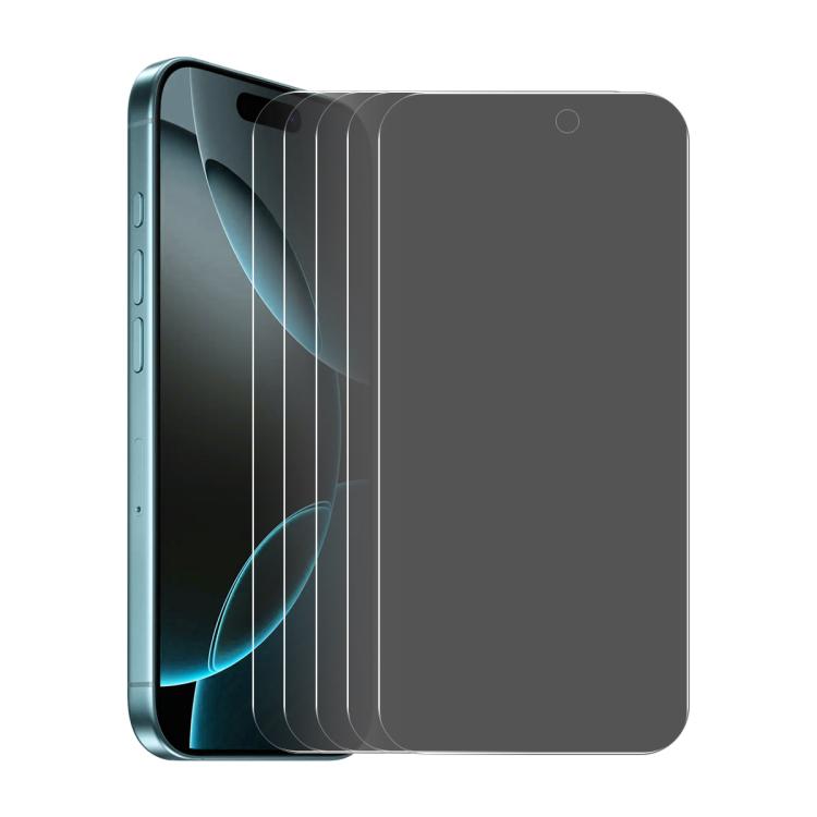 

For iPhone 17 5pcs ENKAY Hat-Prince 28 Degree Anti-peeping Privacy Tempered Glass Film