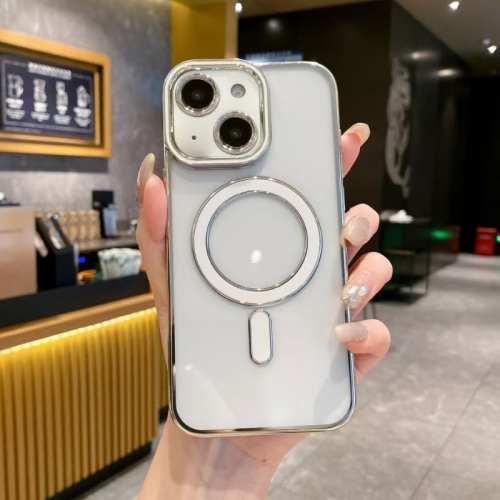 

For iPhone 15 Imitation Original Magsafe TPU Phone Case(White)