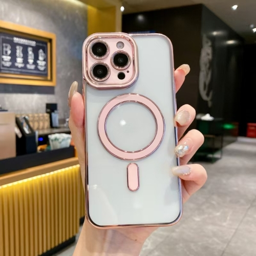 

For iPhone 13 Pro Imitation Original Magsafe TPU Phone Case(Pink)