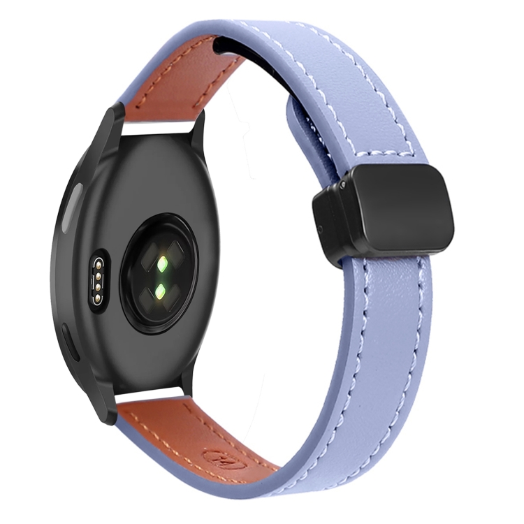 For Garmin Vivoactive Slim Magnetic Buckle 20mm Microfiber