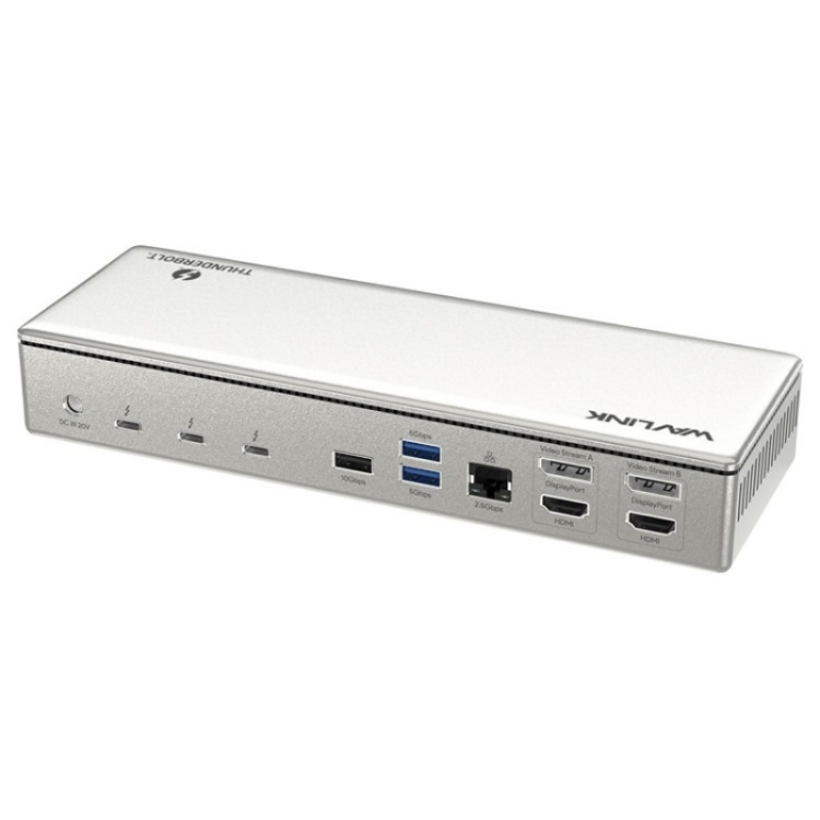 

WAVLINK UTD41 PRO RJ45 / Audio / SD Card Reader 15-in-1 Thunderbolt 4 Docking Station, Plug:US Plug
