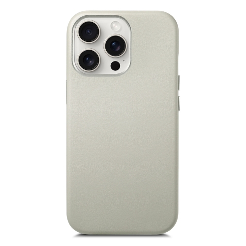 

For iPhone 16 Pro Max Electroplated Metal Button Shockproof Phone Case(White)