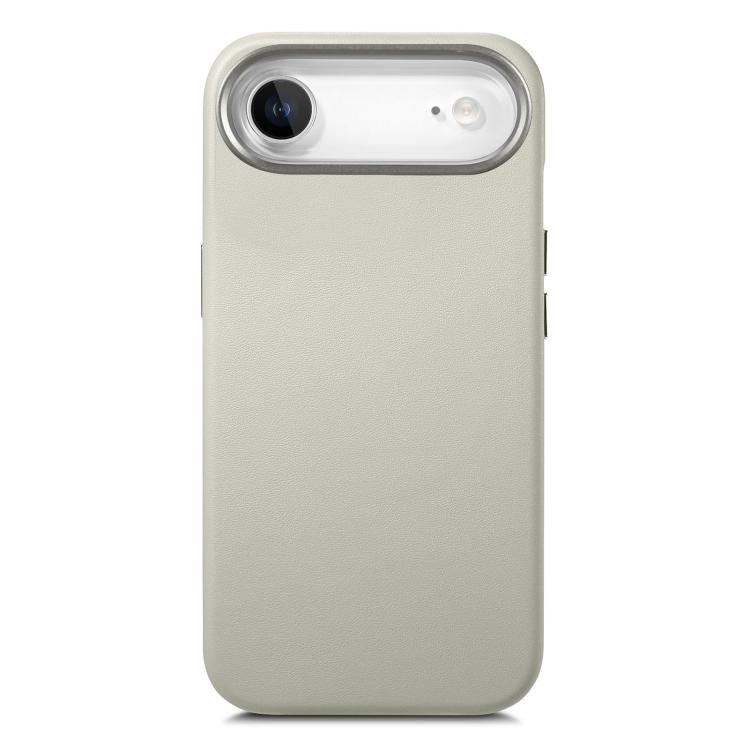 

For iPhone Air Electroplated Metal Button MagSafe Phone Case(White)