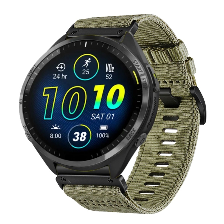 Per Garmin Forerunner 965/955/945 cinturino in nylon e tela a