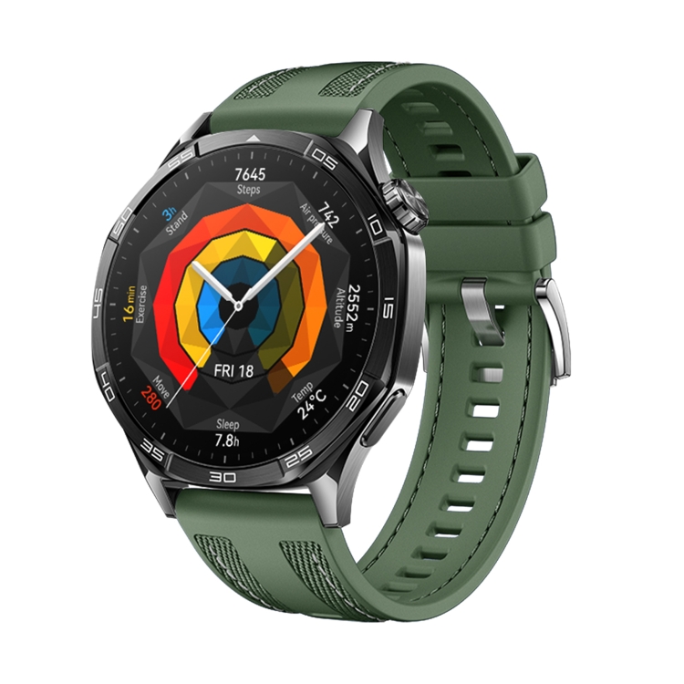 For Huawei Watch GT 5 46mm Hybrid Nylon Silicone Watch Band For Huawei Watch GT 5 46mm Hybrid Nylon Silicone Watch Band